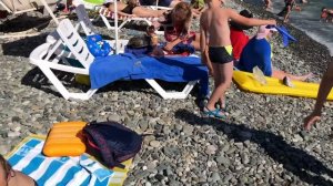 ПЛЯЖИ СОЧИ в Олимпийском. ПЛЯЖ БОГАТЫРЬ | ОСТОРОЖНО! Берегите свои ноги