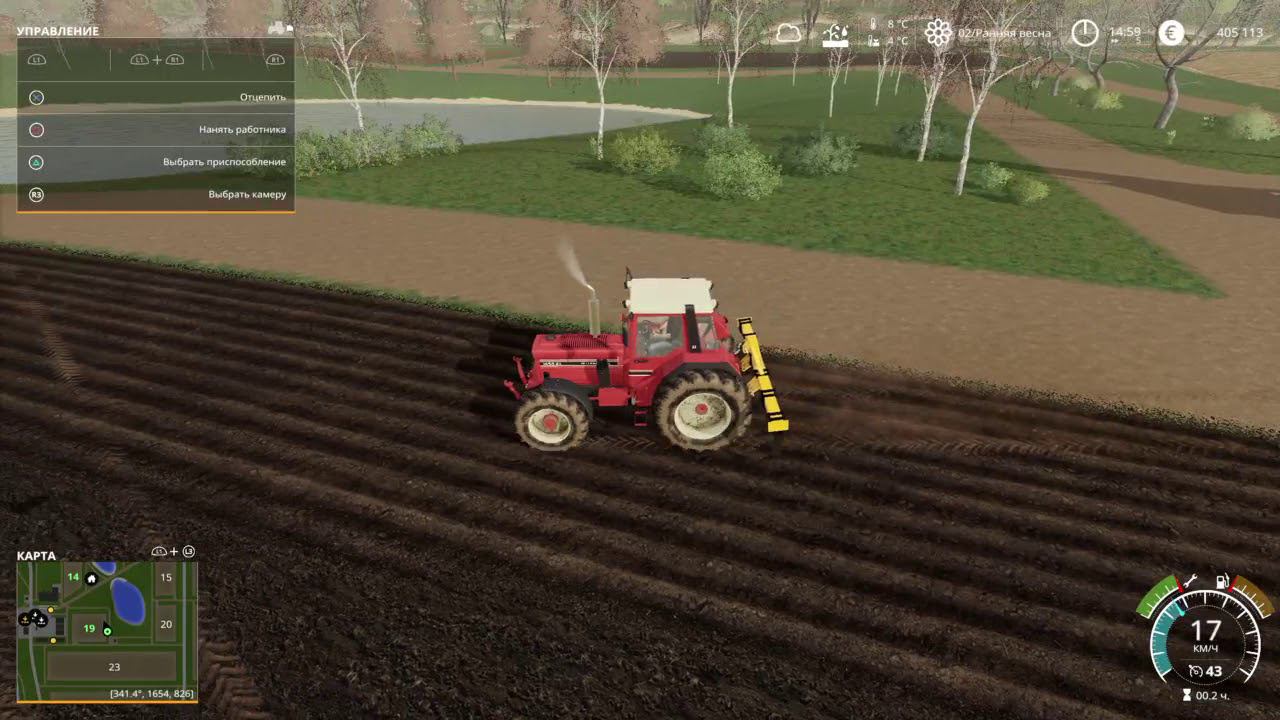 (PS4 Pro) FS19 карта Сосновка #03 Расширяем поля, накипело. смотреть онлайн