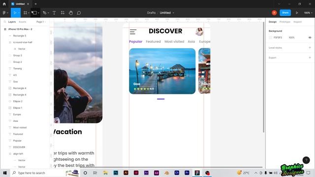 FIGMA TUTORIAL | S1 EP02 | PART 02 MOBILE TOUR APP DESIGN | FIGMA | APP DESIGN | For Beginners смотреть онлайн