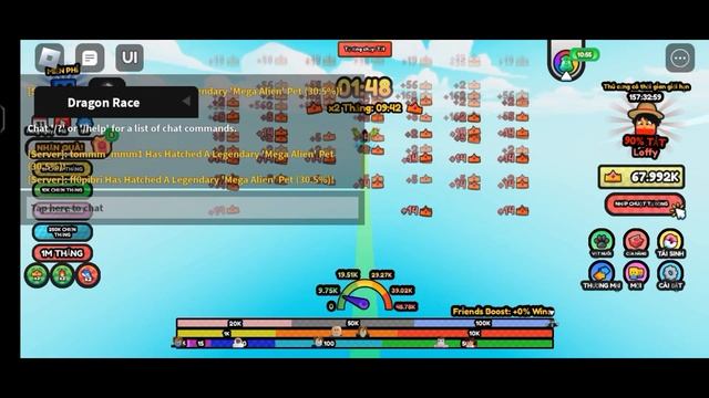 ?Roblox Script Hack?|?dragon Race?|Script Made By Tora IsMe|Mobile/PC|Lion Kc Lee