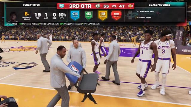 (NBA 2K23 Xbox Series X Gameplay Pt.34) 85 OVR HOF My Career Grind! смотреть онлайн