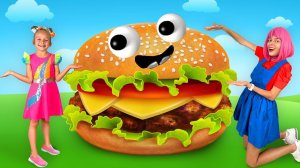 Детская песня про Бургер от Майи и Маши
