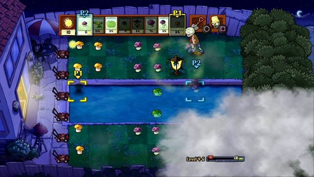 Plants vs. Zombies - Растения против Зомби на PlayStation 3 - Прохождение Fog (Туман) Часть 4 смотреть онлайн