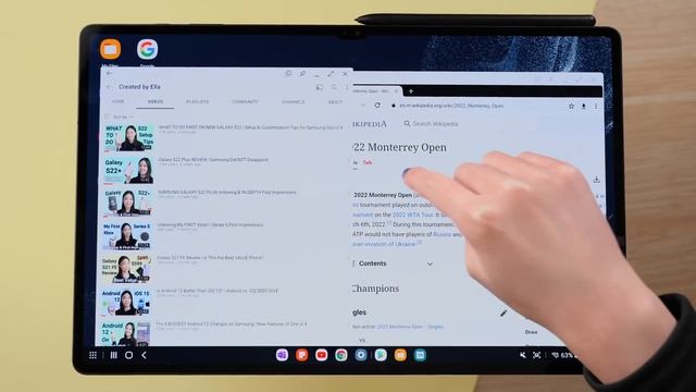 Are Samsung's New Tablets Better Than iPads? | Samsung Tab S8 Ultra vs iPad Pro SOFTWARE Experience смотреть онлайн