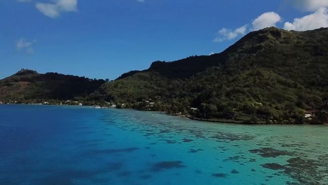 Beautiful World: Flying Over Bora Bora (4K) - French Polynesia Drone Video + Calming Ocean Sounds смотреть онлайн