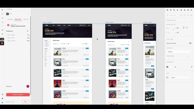 Create Responsive Designs - Anima for Adobe XD смотреть онлайн