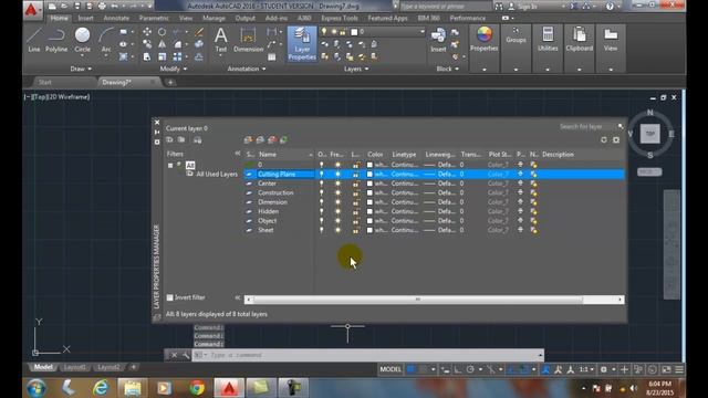 AutoCAD I 05-07 Renaming Layers смотреть онлайн