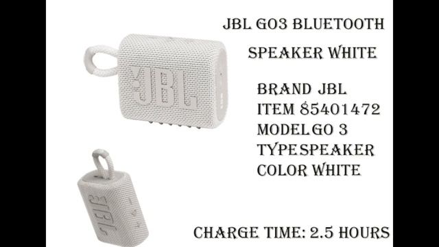 JBL GO3 BLUETOOTH SPEAKER смотреть онлайн
