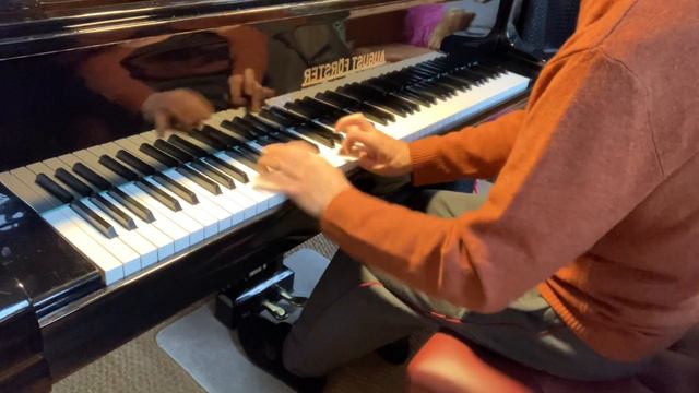 Bach/Busoni Chaconne practice exercises (August Förster 275 sound) смотреть онлайн