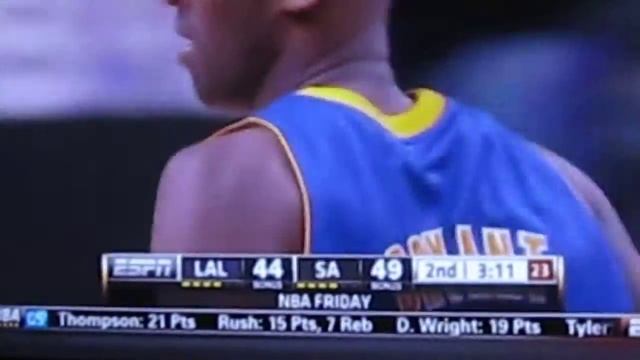 Viewsonic PJD5133 720p HD Test Video - ESPN Lakers vs Spurs 42012