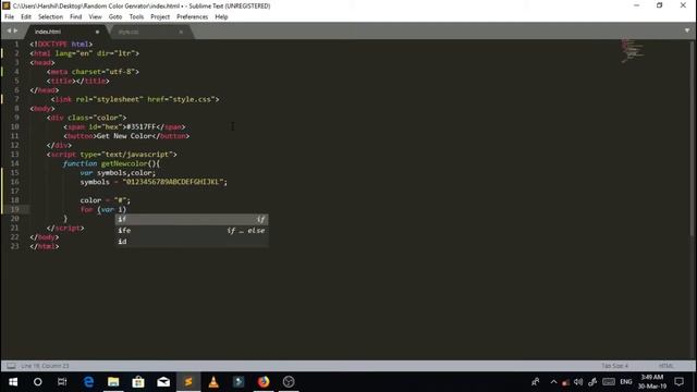 How To make A Random Color Generator With Html, CSS, javascript | Code Monster | смотреть онлайн