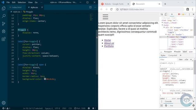 How to create a pure CSS sidebar menu смотреть онлайн