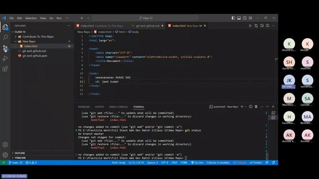 13-Git And Github Basics - Basic Git Commands,Hosting On Github Pages,Open Source Contribution смотреть онлайн