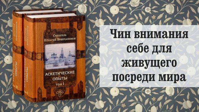 25. Чин внимания себе для живущего посреди мира. Игнатий Брянчанинов смотреть онлайн