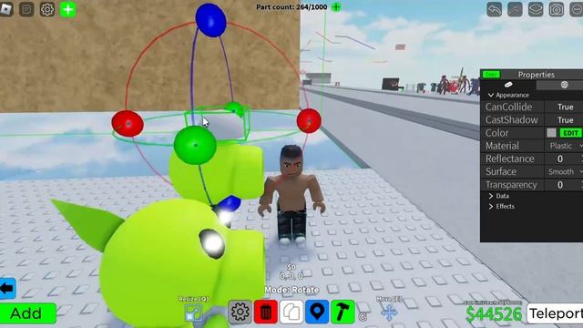 ROBLOX - 1 - Steps on creating a (PVZ) pea shooter on obby creator смотреть онлайн