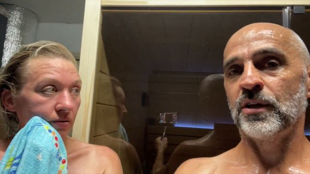 What a surprise when we added Steam to our Sauna смотреть онлайн