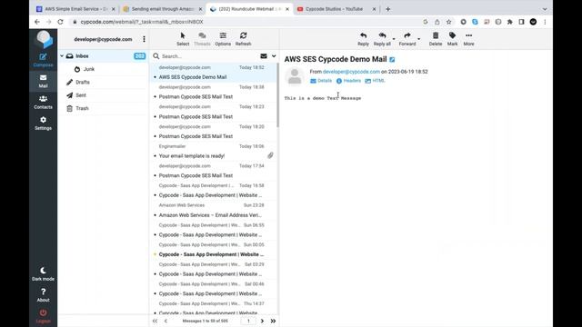 AWS Simple Email Service SES & Spring Cloud Tutorial: Sending Emails using REST API Example смотреть онлайн