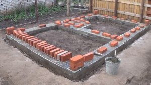 9.06 - 13.06.2016 Кирпичный цоколь бани