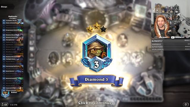 (Hearthstone) Highlander Priest VS Stealth Rogue & Ramp Druid смотреть онлайн