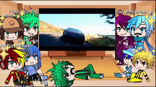 Pixar Cars Reacting to Real Cars (Need for Speed The Movie) | Gacha Club | Part 4 смотреть онлайн