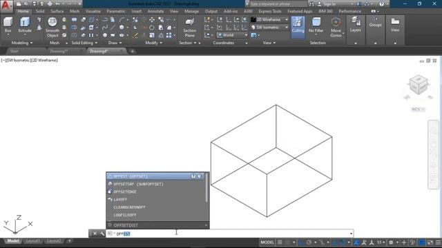 Tutorial 3D WIREFRAME using AutoCad смотреть онлайн