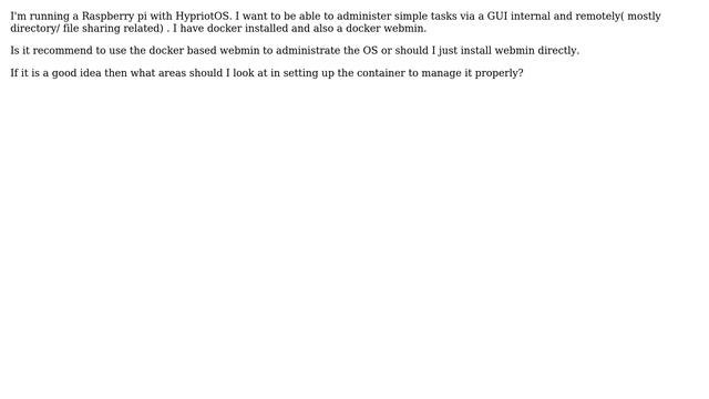 Unix & Linux: Using Docker Webmin Guest to administer Host смотреть онлайн