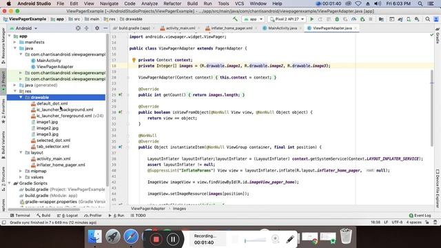 ViewPager Slider Example in Android смотреть онлайн