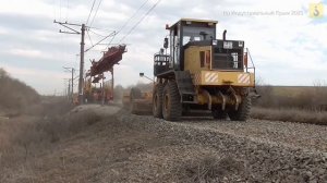 Капитальный ремонт железнодорожного пути Симферополь-Севастополь. Бахчисарайский район.