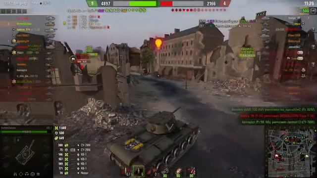 ВОТ БЫСТРАЯ ПОБЕДА КВ - 1 НАД СЛАБЫМИ НА КАРТЕ БЕРЛИН смотреть онлайн