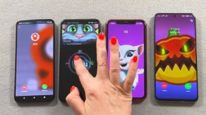 Moto E30N + Honor 20P + iPhone 11 + Huawei NY90 Viber & Signal & Telegram & Incoming Call