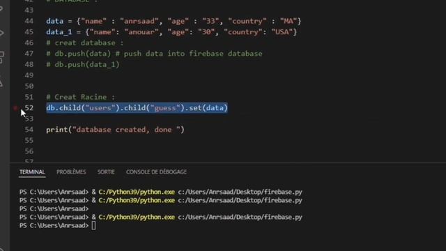Pyrebase : connecting python with firebase (FULL GUIDE) #python_firebase смотреть онлайн
