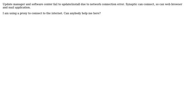 Update manager cannot connect to internet in Ubuntu 10.10 смотреть онлайн