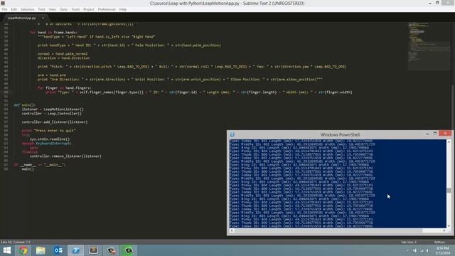Finger and Bone Data - Leap Motion and Python: Tutorial 6 смотреть онлайн