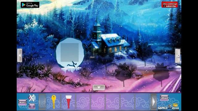 Snow Princess Escape walkthrough Games2Rule. смотреть онлайн