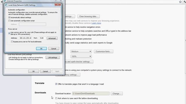 Google chrome proxy Problem смотреть онлайн