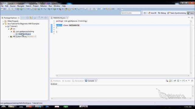 Java Tutorial For Beginners With Example - Tutorial 2 - What is main method ? смотреть онлайн