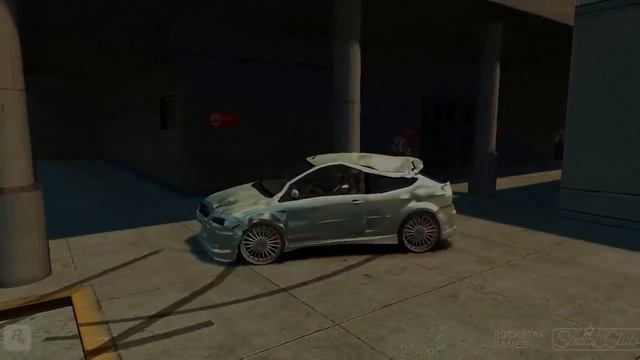 GTA 4 IV PC FORD FOCUS ST CRASH TESTING HD 1080p.flv смотреть онлайн
