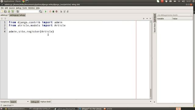 Python Django tutorial 5 - The built in Admin interface смотреть онлайн