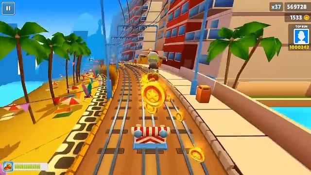 SUBWAY SURFERS RIO 2019; TAGBOT TOUR TO BRAZIL RIO TWO WORD HUNT COMPLETED смотреть онлайн