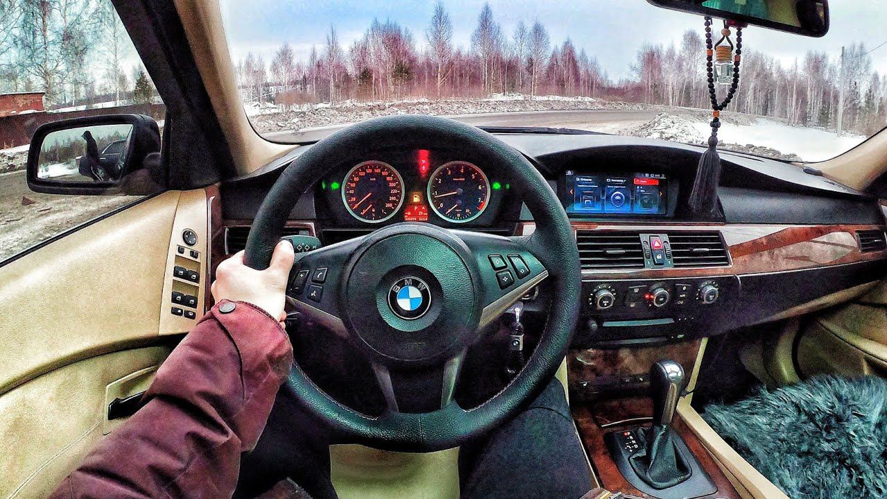 2007 BMW (E60) 530i AT - POV TEST DRIVE смотреть онлайн