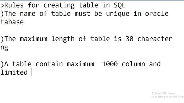 Rules for Create a Table in Oracle Database | A to Z Study смотреть онлайн