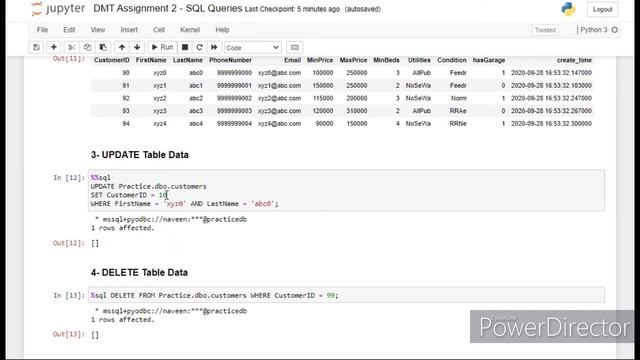BDAT DATA MANIPULATION TECHNIQUES ASSIGNMENT 2 - SQL QUERIES смотреть онлайн