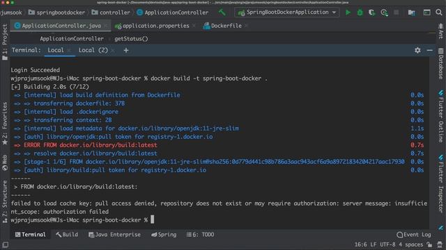 Run Spring Boot on Docker смотреть онлайн