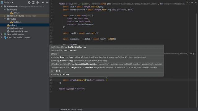 NodeJS API Authentication using JWT Tokens смотреть онлайн