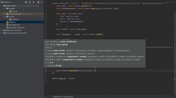 NodeJS API Authentication using JWT Tokens