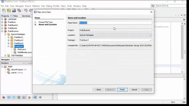PRAKIKUM JAVA 4 - CLASS DAN OBJECT смотреть онлайн