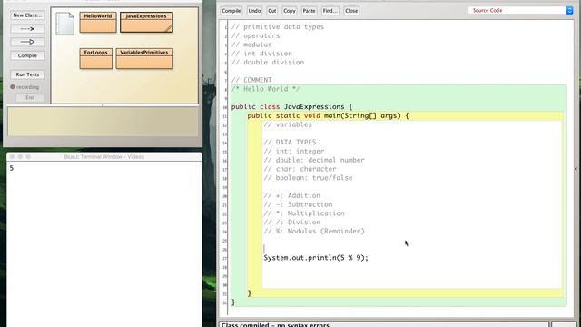 Java 1.3: Primitives, Operations, Mod, Dangerous Division смотреть онлайн