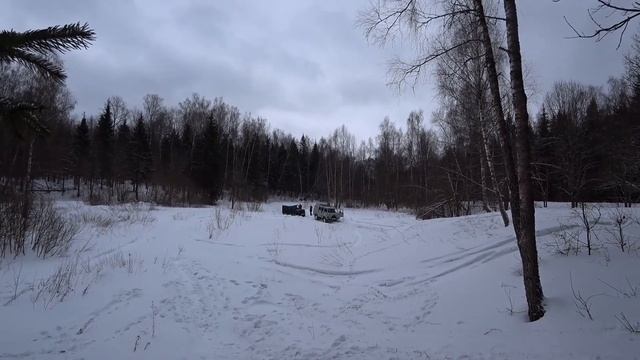 УАЗ, УАЗ и УАЗ ОффРоад по лыжне на масленицу ч.2 смотреть онлайн