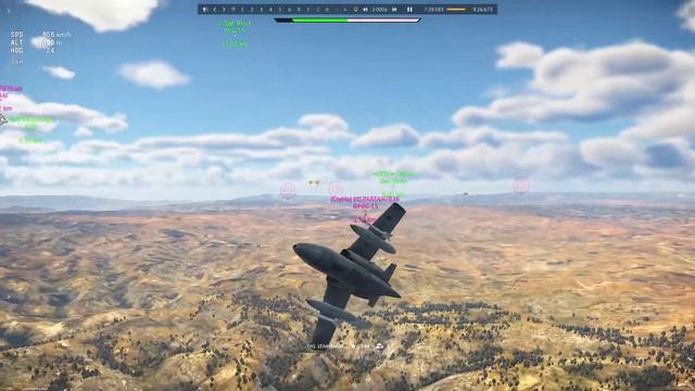SAAB-105OE - War Thunder - Dogfight