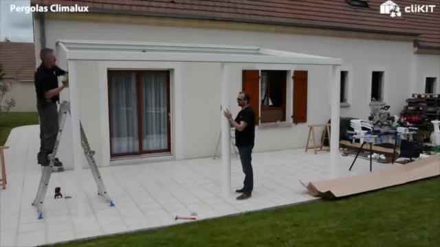 Pergola Aluminium Climalux - CliKIT смотреть онлайн